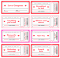 Love Coupon Template